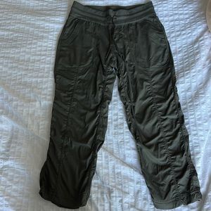 Green North Face Capri Pants